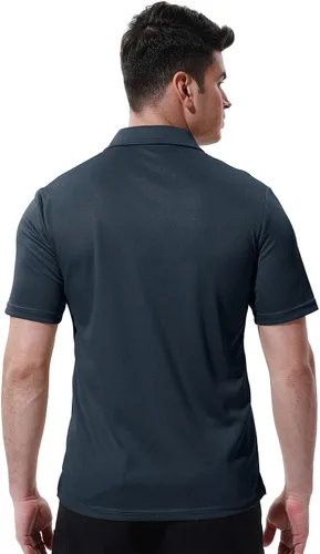 Miniatura 3 de YSENTO Polo para hombre, de manga corta, con cuello y bolsillo