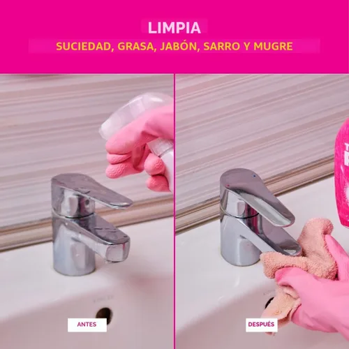Miniatura 8 de Stardrops - The Pink Stuff - Limpiador en espuma para baños Miracle 750 ml - Para baños, azulejos, espuma de jabón, sarro, sin marcas