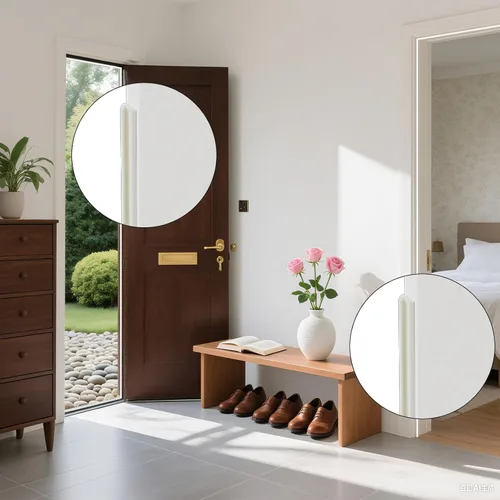Miniatura 8 de Burlete de Espuma Tira de Sellado para Puerta para Espacio Pequeño, Forma de V Autoadhesivo Burlete para Puerta Aislamiento de Marco de Puerta