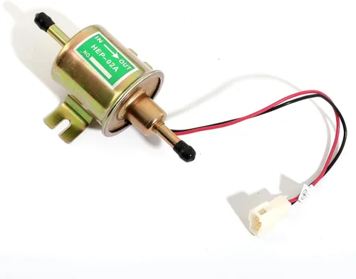 Miniatura 6 de HEP-02A Bomba de combustible eléctrica universal 12V Transferencia de baja presión Bomba de combustible en línea para cortacésped carburador motor