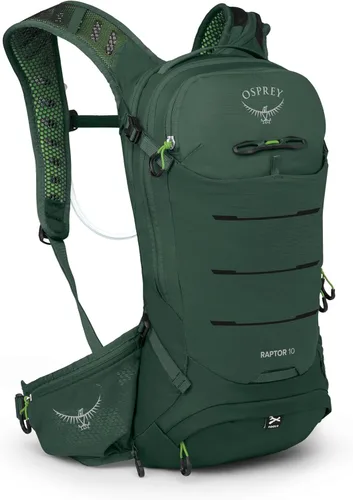 Miniatura 15 de Osprey Raptor 10L Mochila de ciclismo de montaña para hombre con depósito hidráulico, gris frontón Pediment Gris
