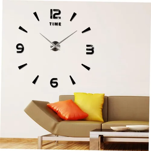 Miniatura 6 de DECHOUS Relojes de pared de gran tamaño, reloj de pared grande de gran tamaño, relojes de pared modernos relojes de pared de acrílico para pared 3D