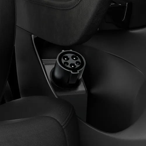 Spigen J1772 Adaptador de Carga para Puerta y Soporte para Todos los Tesla Model Y [Compatible con Model Y Premium y Performance 2025/2026]