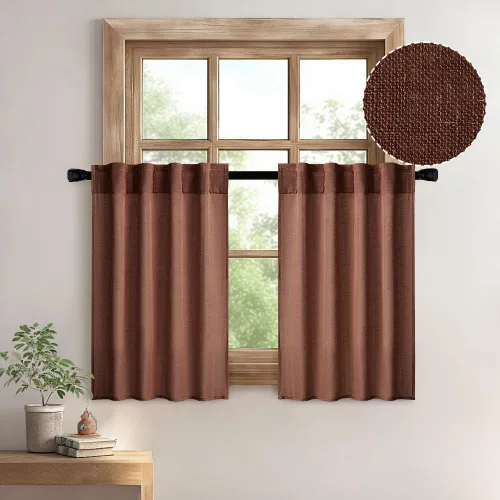 Miniatura 84 de MIULEE Cortinas de lino blanco de 108 pulgadas de largo para dormitorio, sala de estar, cortinas de ventana con textura de lino suave y grueso, Lino
