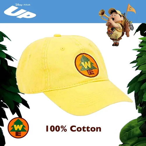 Miniatura 6 de Concept One Disney Pixar Up Wilderness Explorer - Gorra de béisbol de algodón ajustable con ala curvada color amarillo Amarillo