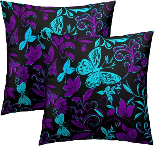 Miniatura 68 de Funda de almohada marrón con estampado de leopardo - 2 piezas Funda de almohada de guepardo de 16x16 pulgadas Fundas de almohada de algodón