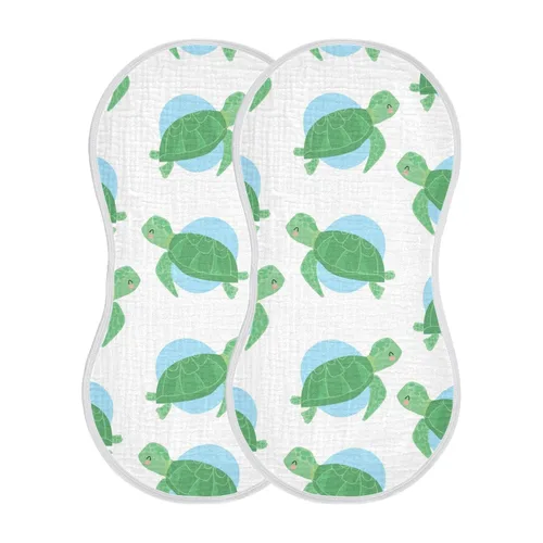 Miniatura 17 de Juego de 1 paños de muselina para bebé, suaves y absorbentes, con estampado de vaca, baberos, toalla facial para niños recién nacidos, 22 x 11 Vaca