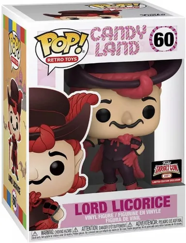 Miniatura 2 de Funko POP! Juguetes retro de vinilo # 60: Candyland Lord Regaliz Target Con 2021 Edición Limitada Exclusivo