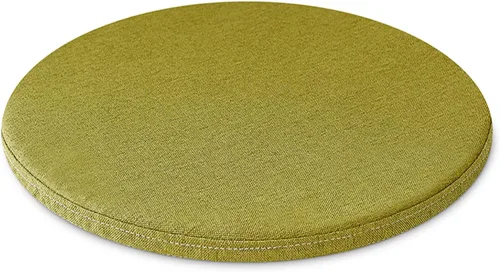 Miniatura 11 de Cojín desmontable, cojín redondo de espuma viscoelástica para silla, diseño antideslizante, suave, transpirable, cómodo, adecuado para sala