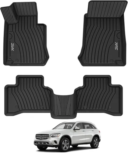 Miniatura 29 de 3W Alfombrilla de maletero para Mercedes Benz GLE 2020-2026 SUV, 350/43 AMG/450/53 AMG/580/63 AMG S Forro de maletero resistente para todo clima