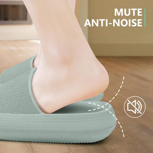 Miniatura 2 de Youecci Sandalias de nube para niños, sandalias de ducha, sandalias de baño, piscina, cómodas pantuflas de suela gruesa, zapatos de playa