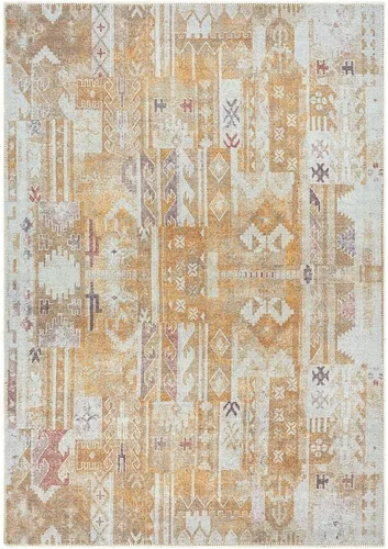 Miniatura 33 de GLN Rugs Traditional Collection - Alfombra de felpilla lavable a máquina, tradicional lavable, antideslizante, alfombra de felpilla de pelo corto