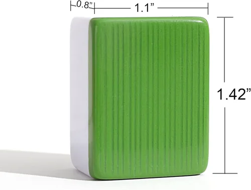 Miniatura 2 de Mose Cafolo Juego de Mahjong Chino Profesional, 146 Fichas Numeradas de Gran Tamaño con Estuche de Viaje Portátil, Juego Completo de Fichas