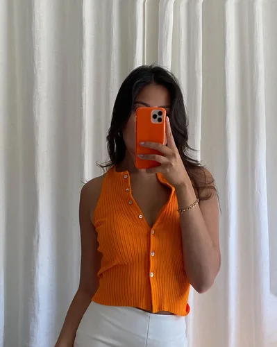 Miniatura 7 de FELONY CASE - Funda transparente naranja neón para iPhone 13 Pro Max, compatible con MagSafe - Fundas protectoras a prueba de golpes de 360°