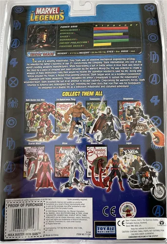 Miniatura 3 de Marvel Legends figura de los legendarios jinetes: Iron Man Hulk Buster