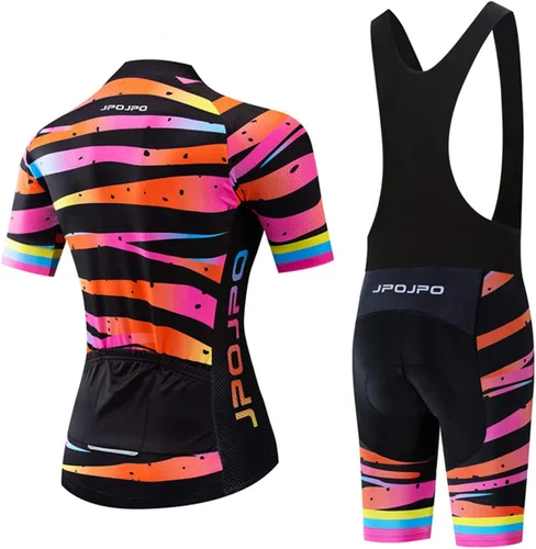 Miniatura 43 de Hotlion Conjuntos de camisetas de ciclismo para mujer, ropa de ciclismo de verano, trajes de bicicleta de carretera, ropa de ciclismo de manga corta