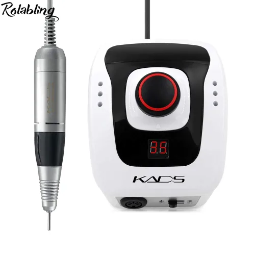 Miniatura 3 de Máquina de taladro de uñas de 300 a 35000 rpm, kit de taladro eléctrico para manicura, pedicura, acrílico, gel, uñas naturales (110 V)