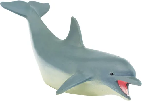 Miniatura 4 de Safari Ltd. Figura de delfín nariz de botella, figura detallada de plástico de 5 pulgadas, divertido juguete educativo para niños, niñas y niños a