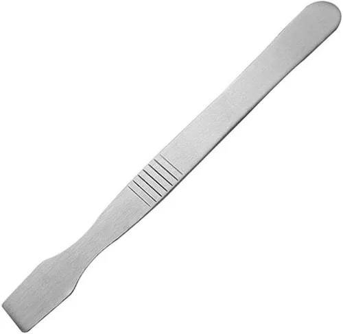 Herramienta lisa de acero inoxidable de plata de cepillado fino y molienda de metal raspador de estaño Raspador de pasta de estaño Rascador de pasta