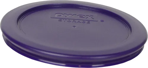 Miniatura 5 de Pyrex 7200 Cuencos de vidrio de 2 tazas y 7200 tapas de repuesto para almacenamiento de alimentos color morado ciruela (paquete de 2) - Fabricado