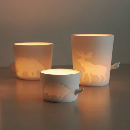 Miniatura 6 de KINTO 16240 Taza de porcelana de conejo Mugtail