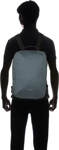 Miniatura 6 de Moleskine() Bolsa de negocios ET9NBDBV15 para hombre, almacenamiento para laptop de 15 pulgadas, mochila, repelente al agua, Gris (Dk Grey)