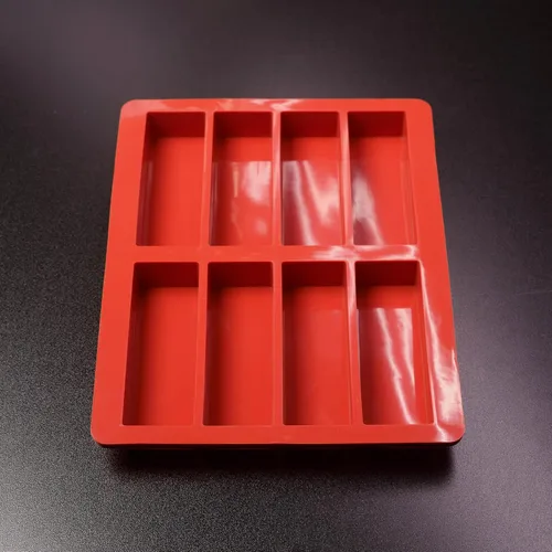Miniatura 5 de Bold Maker - Molde de silicona rectangular de 8 cavidades (2 unidades) - 23815 - Ideal para barras de granola, barras nutricionales, barras