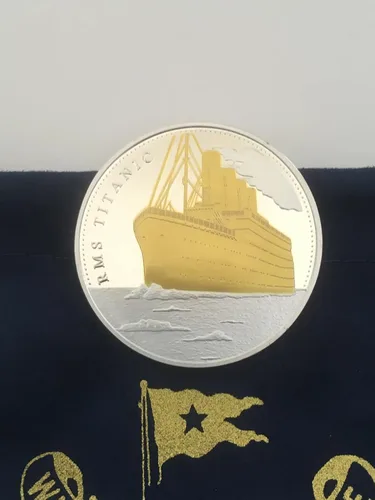 Miniatura 7 de Collar Titanic Corazón del Océano y Moneda Titanic
