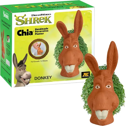 Miniatura 9 de Chia Pet Emoji Winky con paquete de semillas, maceta decorativa de cerámica, fácil de hacer y divertido de cultivar, regalo novedoso, perfecto