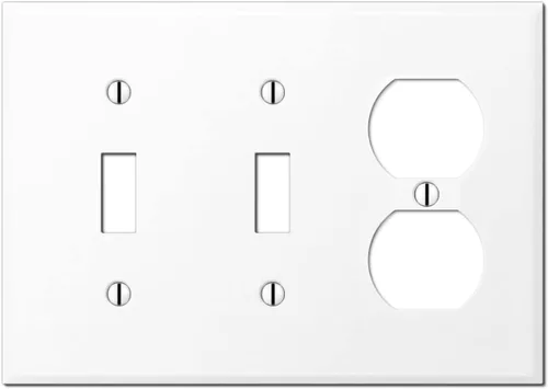 Miniatura 14 de Placa grande para interruptor de 1 banda, cubierta para caja eléctrica no utilizada, placa de pared en blanco de gran tamaño, placa de pared