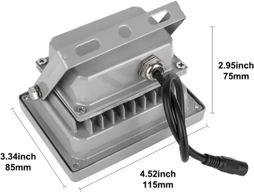 Miniatura 2 de Iluminadores IR de visión nocturna 940nm invisible 6-LED Luz infrarroja IP65 resistente al agua reflector exterior para cámaras de seguridad