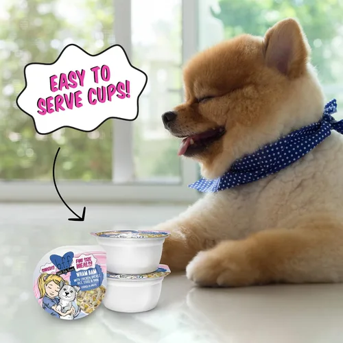 Miniatura 9 de Weruva Best Fido Friend Comidas de Tamaño Divertido para Perros, Wham Bam, Taza de 2.75oz, Paquete de 12