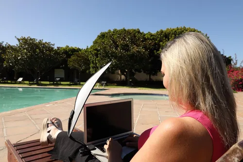 Miniatura 3 de TopShade Parasol para portátil - Flexible, ajustable y portátil