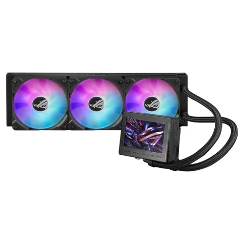 ASUS ROG Ryujin III 360 ARGB Enfriador de CPU líquido todo en uno con radiador de 360 mm. Bomba Asetek de 8ª generación, 3 ventiladores ARGB