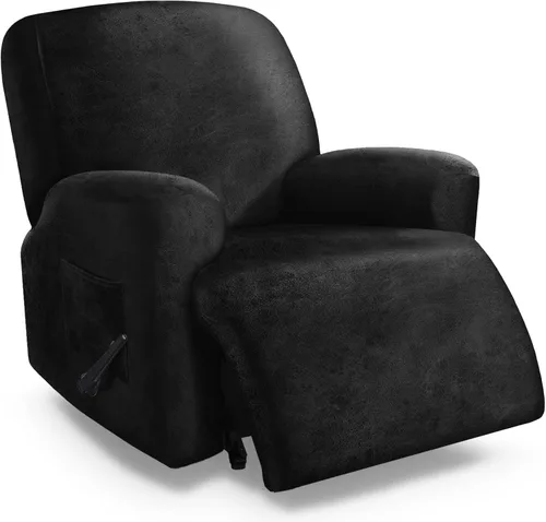 Miniatura 30 de molasofa Fundas de cuero para sillas reclinables, fundas para sillas reclinables grandes para silla reclinable, 4 piezas, fundas lavables que se