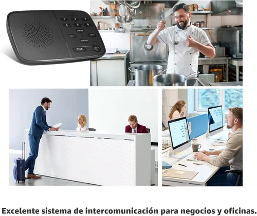 Miniatura 7 de Hosmart UltraSpeak Pro Intercomunicadores inalámbricos para el hogar, intercomunicador bidireccional en tiempo real, sistema de intercomunicación