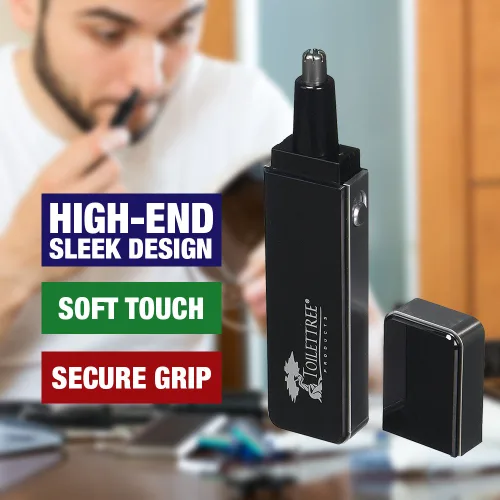 Miniatura 4 de Elegante recortador vello de nariz con punta de corte de precisión ToiletTree Products TTP-TRIM-0.32 oz