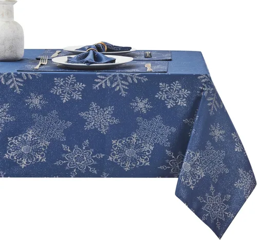 Miniatura 13 de Mantel rectangular de poliéster impermeable, resistente a las arrugas, lavable, mantel de tela diseño Jacquard