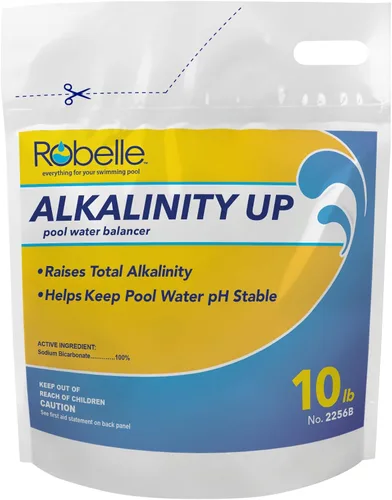 Robelle Alcalinidad premium de 10 libras para piscinas, aumento de alcalinidad para piscinas, 100% bicarbonato de sodio