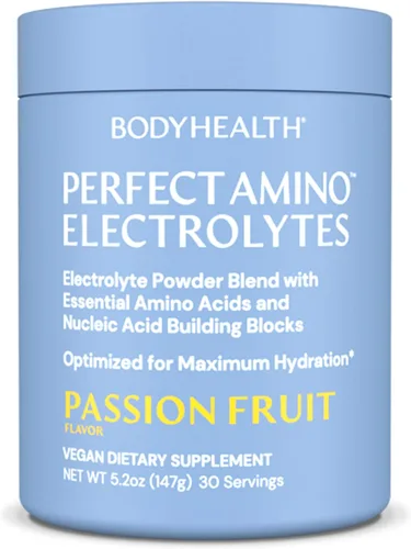 Miniatura 12 de BodyHealth PerfectAmino Polvo de Electrolitos Sin Azúcar, Hidratación Ayuno Keto Cero Azúcar Mezcla de Bebida de Electrolitos con Minerales Traza