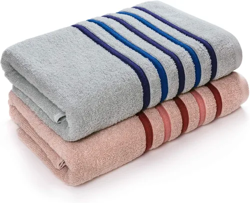 Miniatura 8 de Softerry Finesse Juego de toallas de baño, 100 % algodón suave, felpa extra absorbente y esponjosa, calidad de hotel y spa, resistente a la Beige