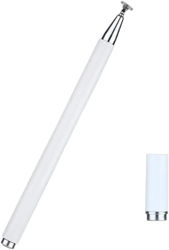 Lápiz capacitivo, tapa de magnetismo, alta sensibilidad y precisión, universal para tabletas y otras pantallas táctiles, color blanco