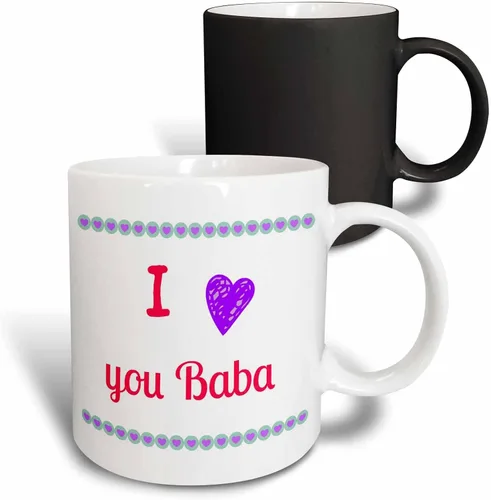 Miniatura 7 de 3dRose RinaPiro - Citas - Te amo baba, abuela abuela - Tazas (mug_212700_4)
