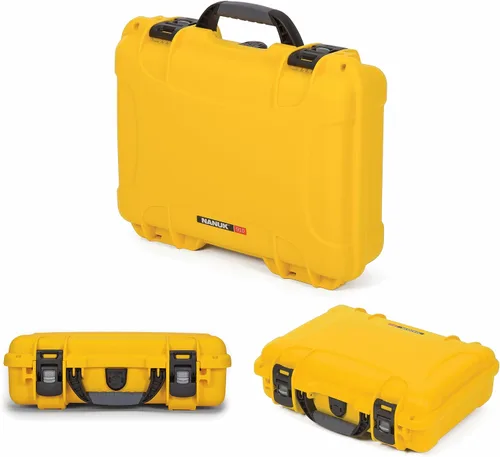 Miniatura 4 de NANUK 910 Estuche rígido impermeable con inserto de espuma para cuatro GoPro Hero 9 y 10 - Amarillo (910-4GOPH94)
