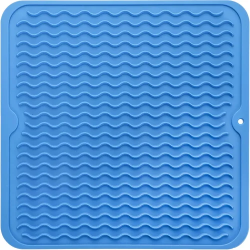 Miniatura 86 de MicoYang Alfombrilla de silicona para secado de platos para múltiples usos, fácil de limpiar, ecológica, resistente al calor, alfombrilla