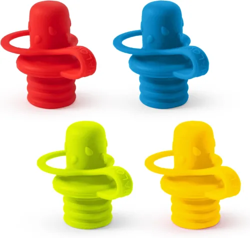 Miniatura 7 de Adaptador de boquilla para botella de agua a prueba de derrames para niños, adaptador de botella de agua para niños pequeños y adultos, tapas