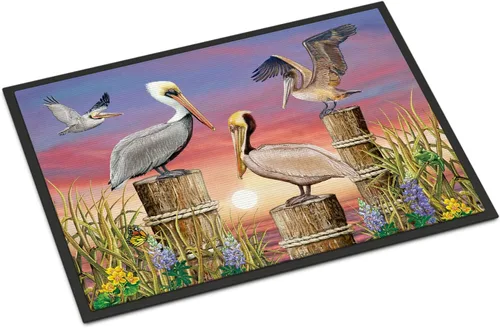 Miniatura 23 de Caroline's Treasures PRS4045MAT - Tapete para puerta delantera, 18 x 27 pulgadas, para interiores y exteriores, para entrada, antideslizante
