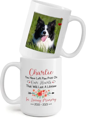Miniatura 16 de Taza de café con imagen de perro y mamá, taza de café de 11 onzas y 15 onzas, taza de café personalizada para mamá de perro, tazas para dueños