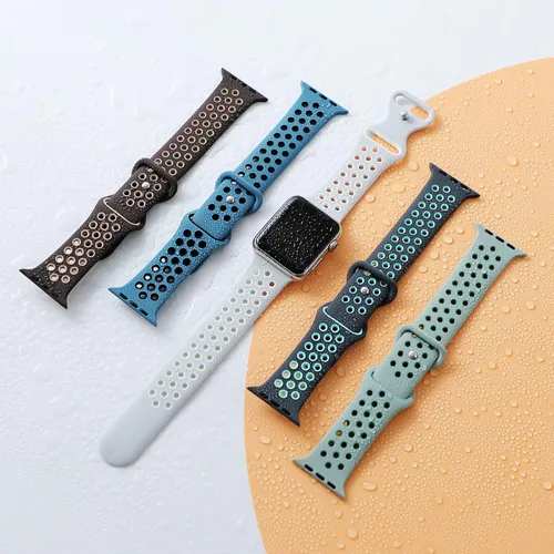 Miniatura 5 de Correa deportiva para correas de Apple Watch de 1.811 in 1.654 in 1.772 in 1.614 in 1.732 in 1.575 in 1.496 in Ultra/2 1.929 in para mujeres