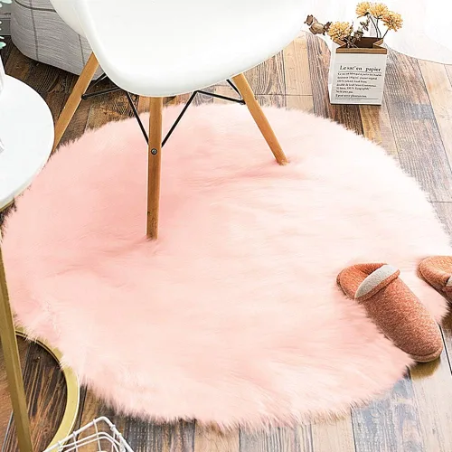 Miniatura 63 de Carvapet - Tapete suave de cuero sintético de oveja, lanudo y lujoso, grande (para decorar habitación), lado de la cama, dormitorio, sala de estar